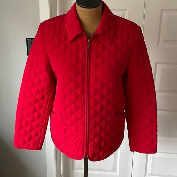 Pendleton red quilted jacket size medium - Picture 1 of 6